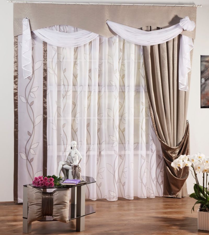 тюль для гостиной 