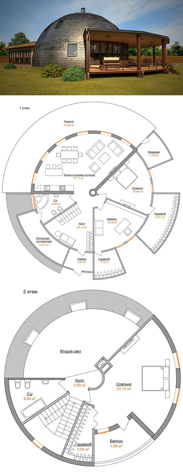 Купольные дома: фото идеи дизайна и красивые проекты в современном стиле