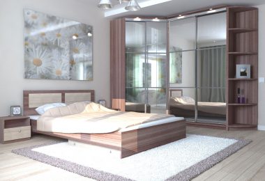 угловой шкаф в спальню