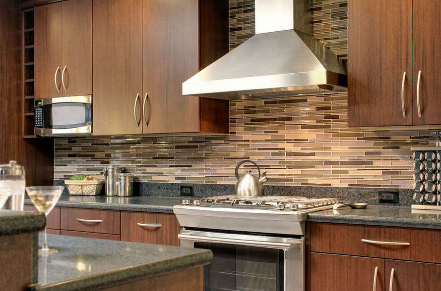 фартук для кухни из пластика