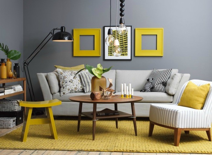 Сочетание цветов в интерьере