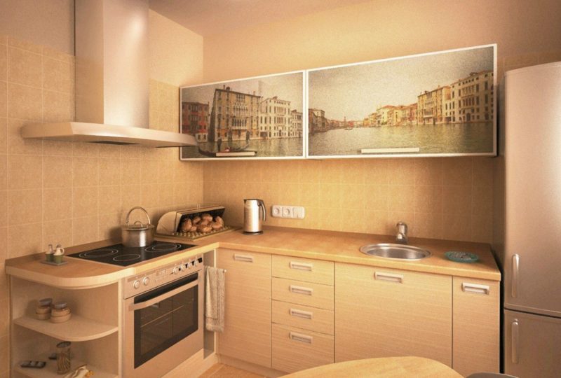 кухонный гарнитур для маленькой кухни 
