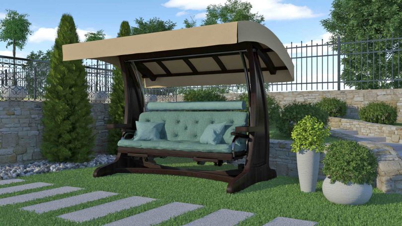 качели для дачи