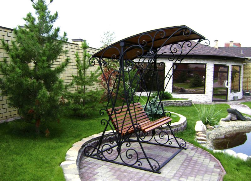 качели для дачи