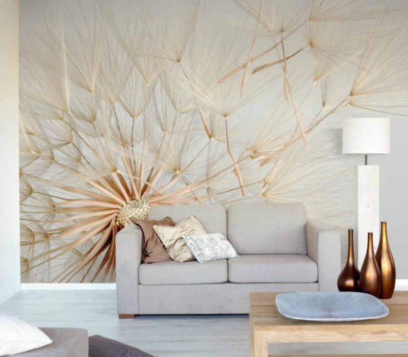 Фотообои в интерьере