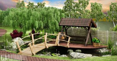 ландшафтный дизайн загородного дома