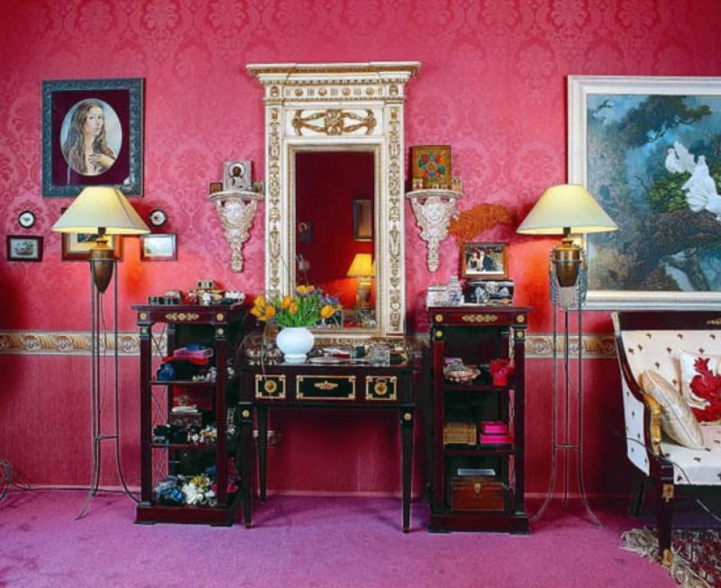 туалетный столик с зеркалом 