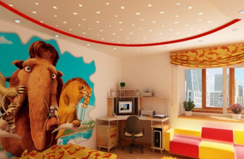 Фотообои в интерьере