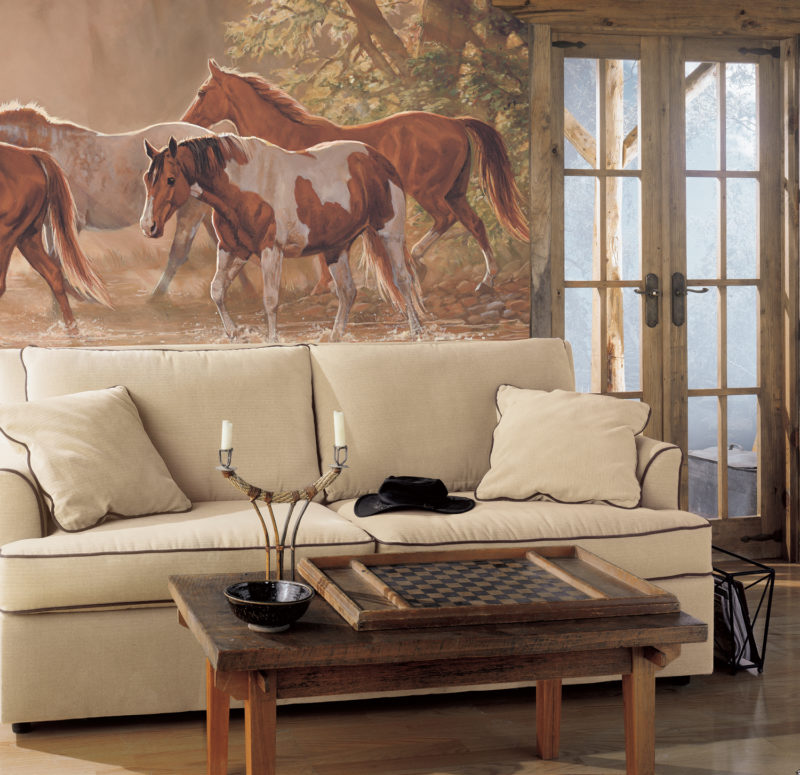 Фотообои в интерьере