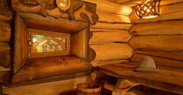 Отделка бани внутри