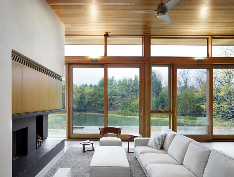 дом с панорамными окнами