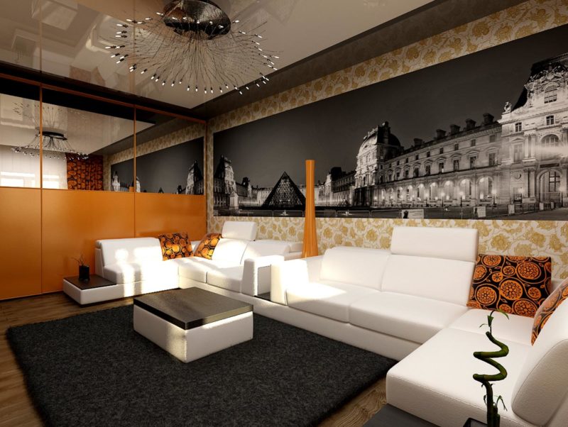 Фотообои в интерьере