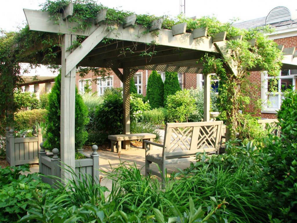 Садовый дизайн для частных домов фото