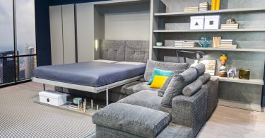 гостиная спальня в одной комнате