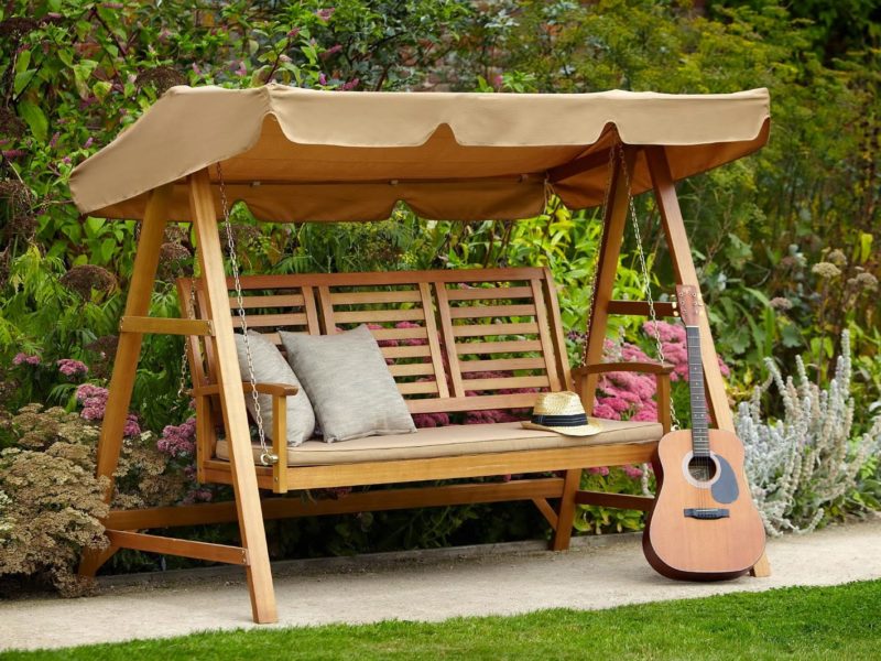 качели для дачи