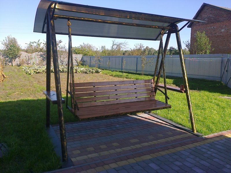 качели для дачи