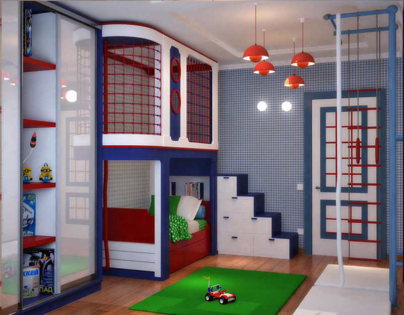детская комната для мальчика