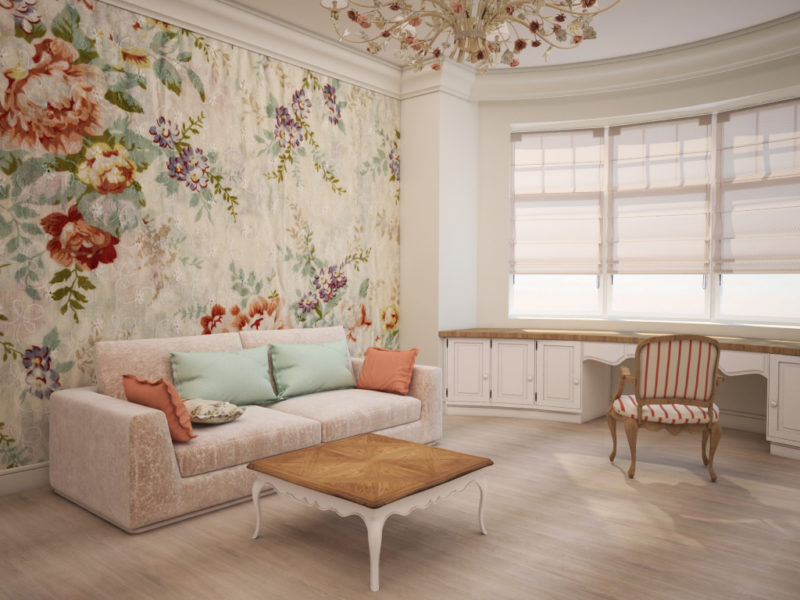 Фотообои в интерьере