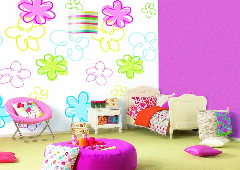 детские обои для стен 