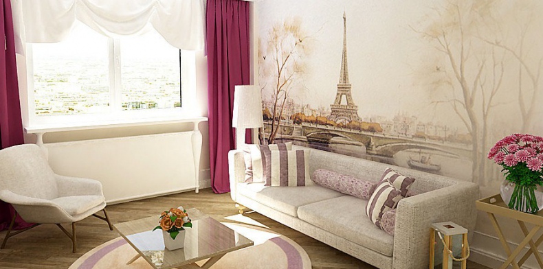 фотообои в интерьере