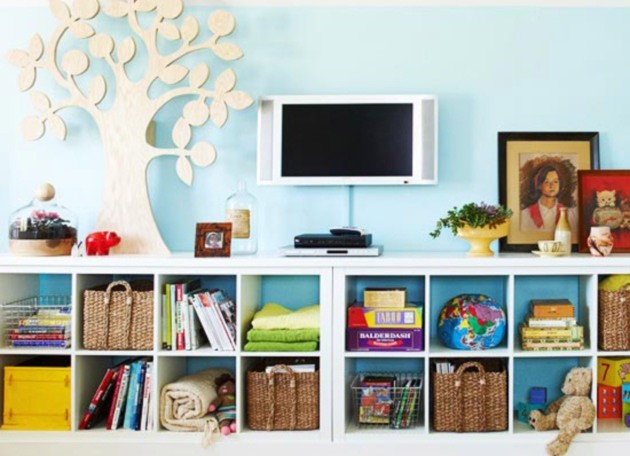 Стеллажи в детской