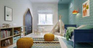 Стены под покраску в спальне