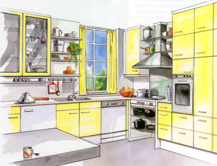 Кухня своими руками — 75 пошаговых фото, чертежи и схемы
