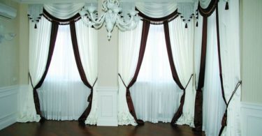 Оформление окон: шикарные шторы