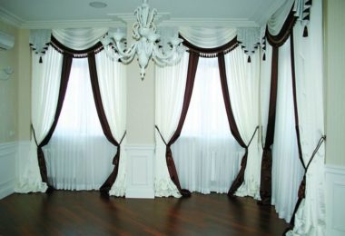 Оформление окон: шикарные шторы