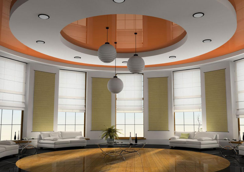 Порядок работ: двухуровневый потолок