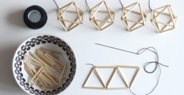 Елочное украшение в скандинавском стиле