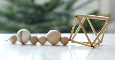 Елочное украшение в скандинавском стиле