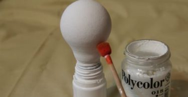 елочная игрушка из лампочки