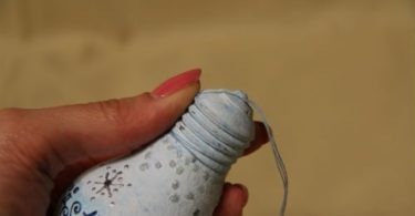 елочная игрушка из лампочки своими руками