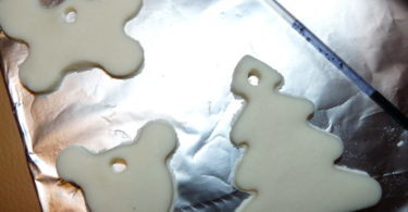 елочная игрушка своими руками из теста