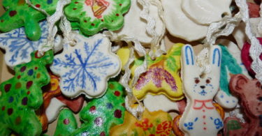 елочная игрушка своими руками из теста