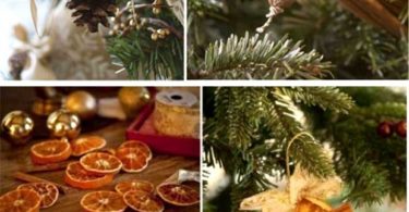 елочная игрушки из сушеных апельсинов