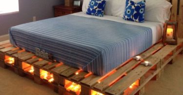 кровать из поддонов