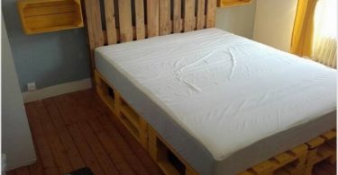 кровать из поддонов